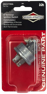 Briggs & Stratton 5411K Ignition Switch, 6-Terminal, For: Briggs & Stratton Engines