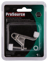 ProSource H20-B032C-PS Heavy-Duty Hinge Pin Door Stop, 2-3/4 in Projection, Die-Cast Zinc & Plastic, Chrome