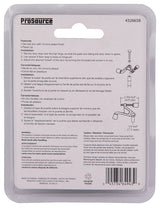 ProSource H20-B032C-PS Heavy-Duty Hinge Pin Door Stop, 2-3/4 in Projection, Die-Cast Zinc & Plastic, Chrome