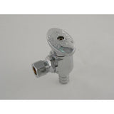 Ace 1/2 in. PEX Barb in. X 3/8 in. Brass Angle Stop Valve