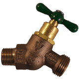 Arrowhead 1/2 in. MIP X 3/4 in. MHT Anti-Siphon Brass No-Kink Hose Bibb