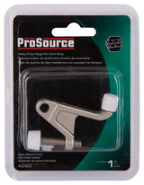 ProSource H20-B033C-PS Heavy-Duty Hinge Pin Door Stop, 2-3/4 in Projection, Die-Cast Zinc & Plastic, Satin Nickel