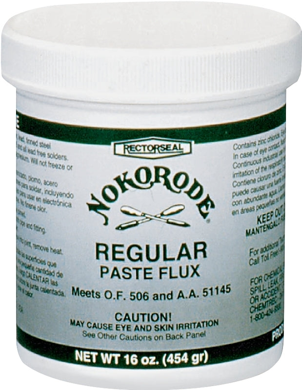 Nokorode 14030 Regular Flux, 1 lb, Paste, Tan