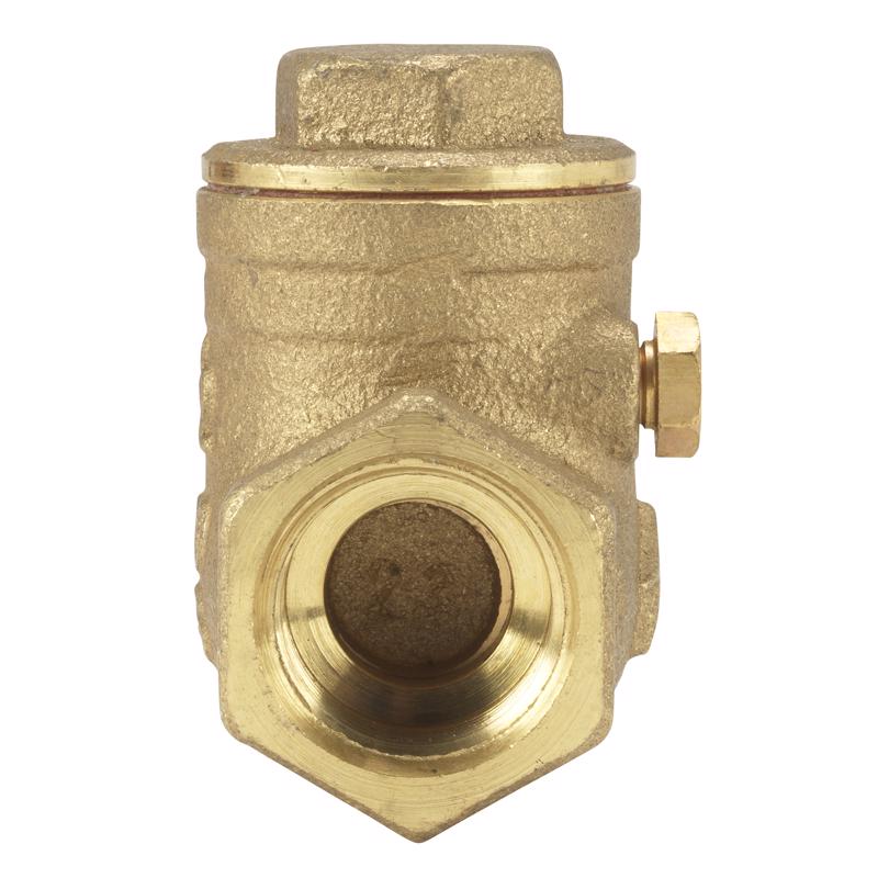 Homewerks 1-1/2 in. D X 1-1/2 in. D FIP Brass Swing Check Valve