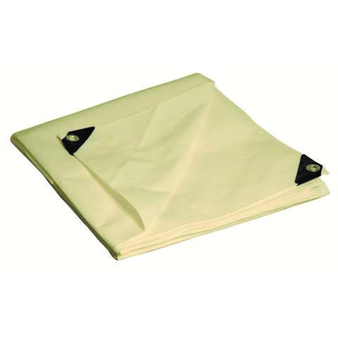 Foremost Dry Top 12 ft. W X 20 ft. L Heavy Duty Polyethylene Tarp Beige