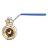 Homewerks 1/4 in. Brass FIP Ball Valve Full Port Quarter-Turn Lever For Water/Oil/Gas