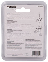 ProSource H20-B040C-PS Deluxe Hinge Pin Door Stop, 2-5/8 in Projection, Die-Cast Zinc & Plastic, Polished Brass