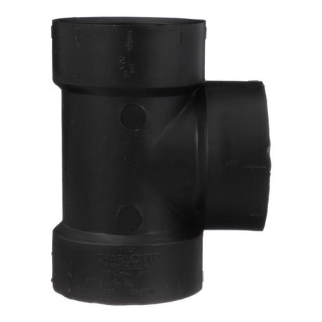 Charlotte Pipe 1-1/2 in. Hub X 1-1/2 in. D Hub ABS Vent Tee
