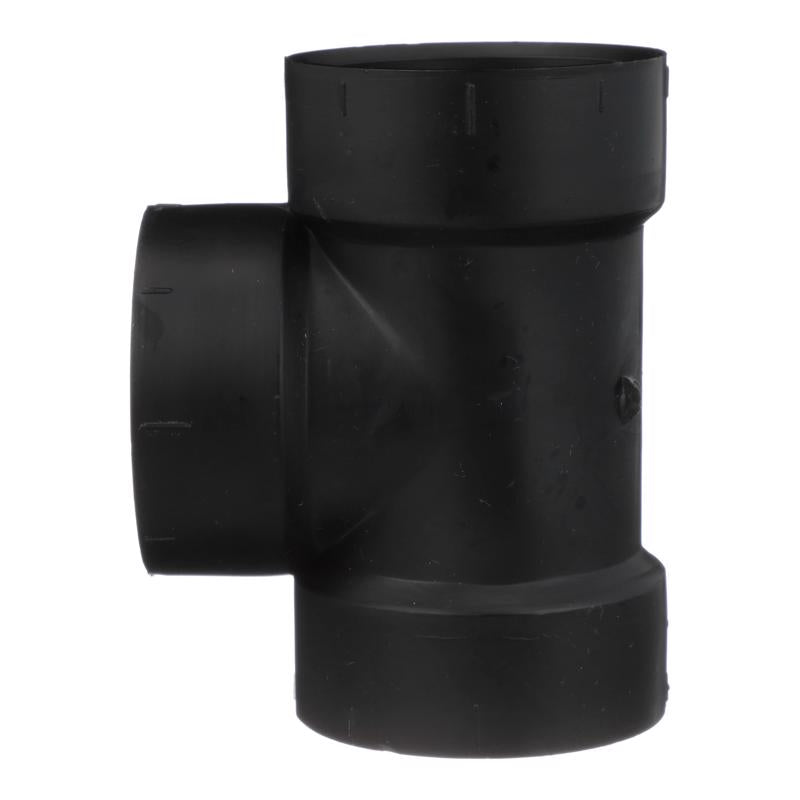 Charlotte Pipe 1-1/2 in. Hub X 1-1/2 in. D Hub ABS Vent Tee
