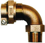 Legend T-4410NL Series 313-324NL Pipe Elbow, 3/4 in, Pack Joint x MNPT, 90 deg Angle, Bronze, 100 psi Pressure