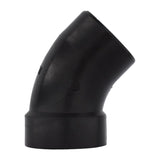 Charlotte Pipe 4 in. Hub X 4 in. D Spigot ABS 45 Degree Elbow