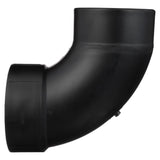 Charlotte Pipe 4 in. Hub X 4 in. D Spigot ABS 90 Degree Elbow