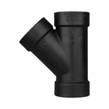Charlotte Pipe 4 in. Hub X 4 in. D Hub ABS Wye