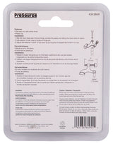 ProSource H20-B040W-PS Deluxe Hinge Pin Door Stop, 2-5/8 in Projection, Die-Cast Zinc & Plastic, White