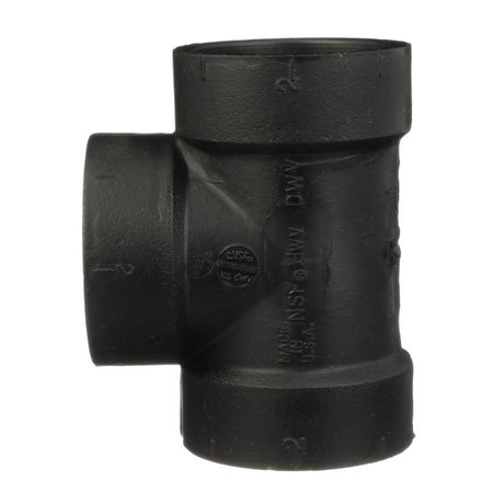 Charlotte Pipe 2 in. Hub X 2 in. D Hub ABS Vent Tee