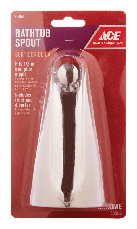 Ace 1-Handle Chrome Plated Tub Spout
