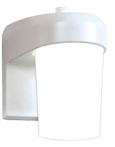 Halo FE0650LPC Series FE0650LPCW Entry Light, 120 V, 9 W, LED Lamp, 927 Lumens, 5000 K Color Temp, Polycarbonate Fixture