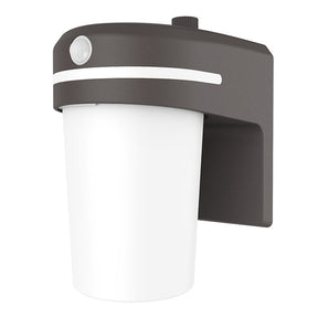 Halo FE Series FE10A35GLMB Entry Sconce with Glow Ring and Motion Sensor, 120 VAC, 1-Lamp, LED, 994 Lumens, 3500 K