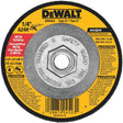 DEWALT DW4523 Grinding Wheel, 4-1/2 in Dia, 1/4 in Thick, 5/8-11 Arbor, 24 Grit, Very Coarse, Aluminum Oxide Abrasive