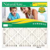 NaturalAire 16-1/2 in. W X 21-1/2 in. H X 1 in. D Synthetic 8 MERV Pleated Air Filter 1 pk, Pack of 12