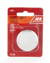 Ace 1-1/2 in. D Stainless Steel Faucet Hole Cover, Pack of 5