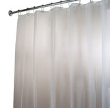iDesign 72 in. H X 84 in. W Frosted Shower Curtain Liner EVA