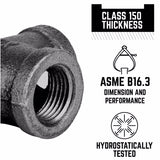 STZ Industries 4 in. MIP each X 3 in. D FIP Black Malleable Iron Hex Bushing