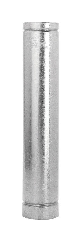 Selkirk 3 in. D X 24 in. L Aluminum Round Gas Vent Pipe, Pack of 2