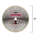 QEP Black Widow 6-7008BW Blade, 7 in Dia