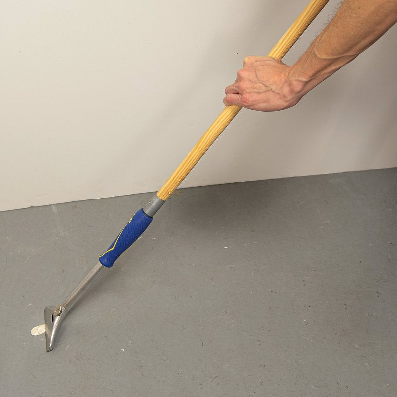 QEP 62920 Floor and Wall Scraper, 4 in W Blade, Stainless Steel Blade, Non-Slip Handle, Plastic Handle