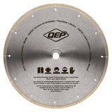 QEP Black Widow 6-1008BW Blade, 10 in Dia, 5/8 in Arbor, Thin Rim