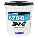 Roberts 6700-1 Carpet Adhesive, Cream, 1 gal, Pail, Pack of 4