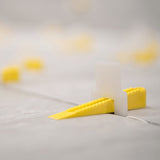 QEP Lash 99727 Leveling Wedge, 2 in Thick, Plastic, Yellow