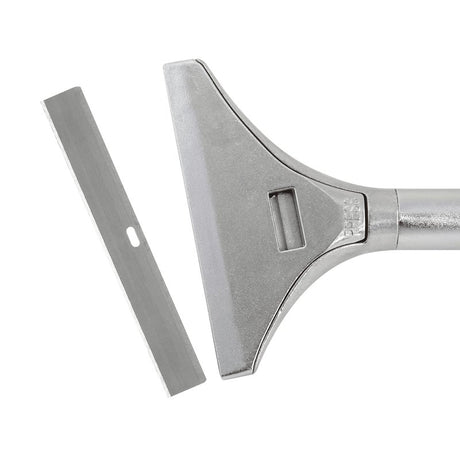 QEP 62901 Razor Scraper Replacement Blade, 4 in W, Stainless Steel