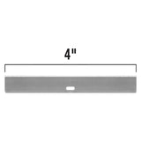 QEP 62901 Razor Scraper Replacement Blade, 4 in W, Stainless Steel