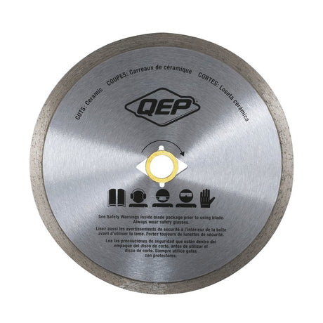 QEP Black Series 6-7001Q Saw Blade, 7 in Dia, 5/8 in Arbor, Continuous Rim