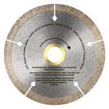 QEP Black Widow 6-4008BW Blade, 4 in Dia, 5/8 in, 20 mm, 7/8 in Arbor, Thin Rim
