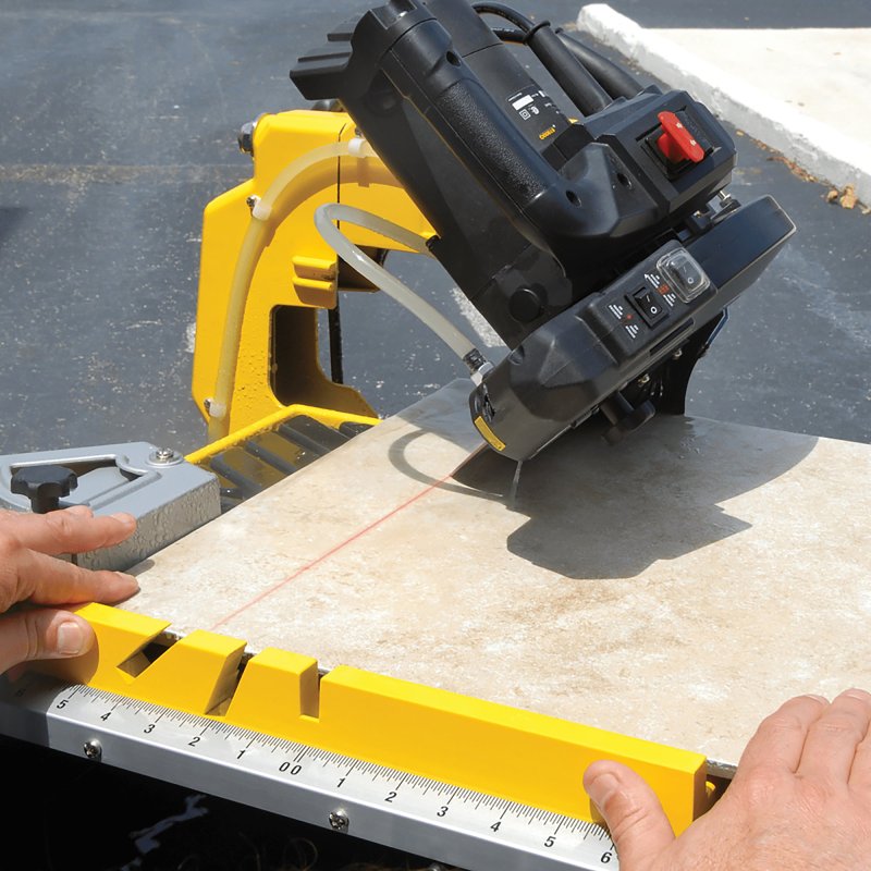 QEP 900XT Pro Series 61900Q Wet Tile Saw, 15 A, 10 in Dia Blade, 24 in Ripping, 5/8 in Arbor, 3600 rpm Speed