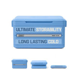 Coleman Snap 'N Go Series 2227729 Collapsible Hard Cooler, 55 qt Cooler, Polypropylene, Mussel, 64 hr Ice Retention