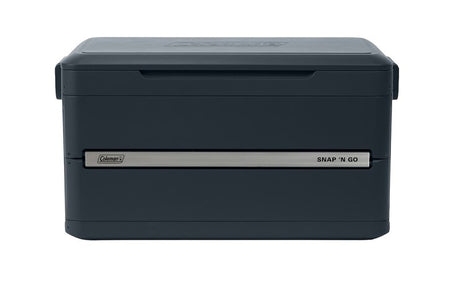 Coleman Snap 'N Go Series 2227729 Collapsible Hard Cooler, 55 qt Cooler, Polypropylene, Mussel, 64 hr Ice Retention