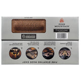 Pine Mountain Starter Logg Pine Sawdust Fire Starter 30 min 6 pk