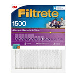 Filtrete 24 in. W X 30 in. H X 1 in. D 1500 MPR Pleated Air Filter 1 pk, Pack of 4