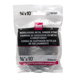 Oatey 10 ft. Galvanized Galvanized Steel Hanger Strap
