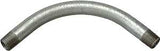 Halex 64125 Rigid Elbow, 90 deg Angle, 2-1/2 in, Steel, Galvanized
