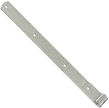 National Hardware N248-047 Strap Hinge, 1/4 in Thick Leaf, 24 in L x 2 in W, Steel, Zinc, 240 lb