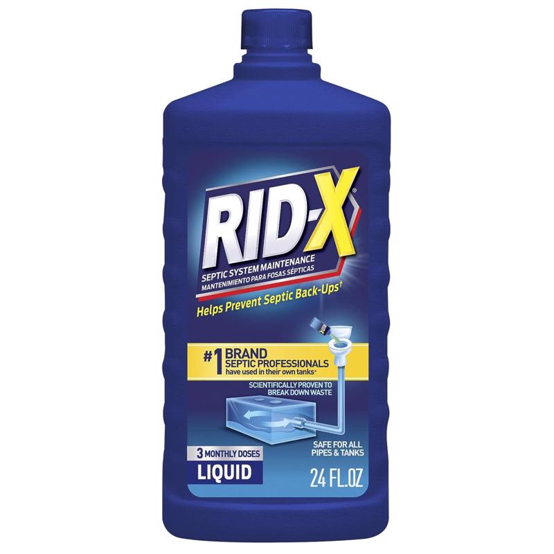 RID-X Liquid Septic System Treatment and Cleaner 24 oz, Pack of 6