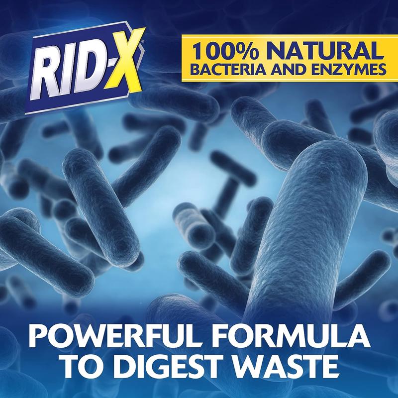 RID-X Liquid Septic System Treatment and Cleaner 24 oz, Pack of 6