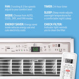 Perfect Aire 10000 BTU 115 V Casement Air Conditioner w/Remote 400-450 sq ft