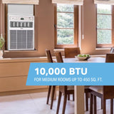 Perfect Aire 10000 BTU 115 V Casement Air Conditioner w/Remote 400-450 sq ft