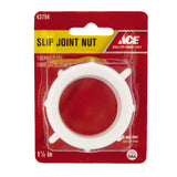 Ace 1-1/2 in. D Plastic Nut and Washer, Pack of 5